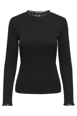 Onlleslie L/S Lace Mix Top