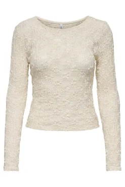 Onllola L/S O-Neck Lace Top