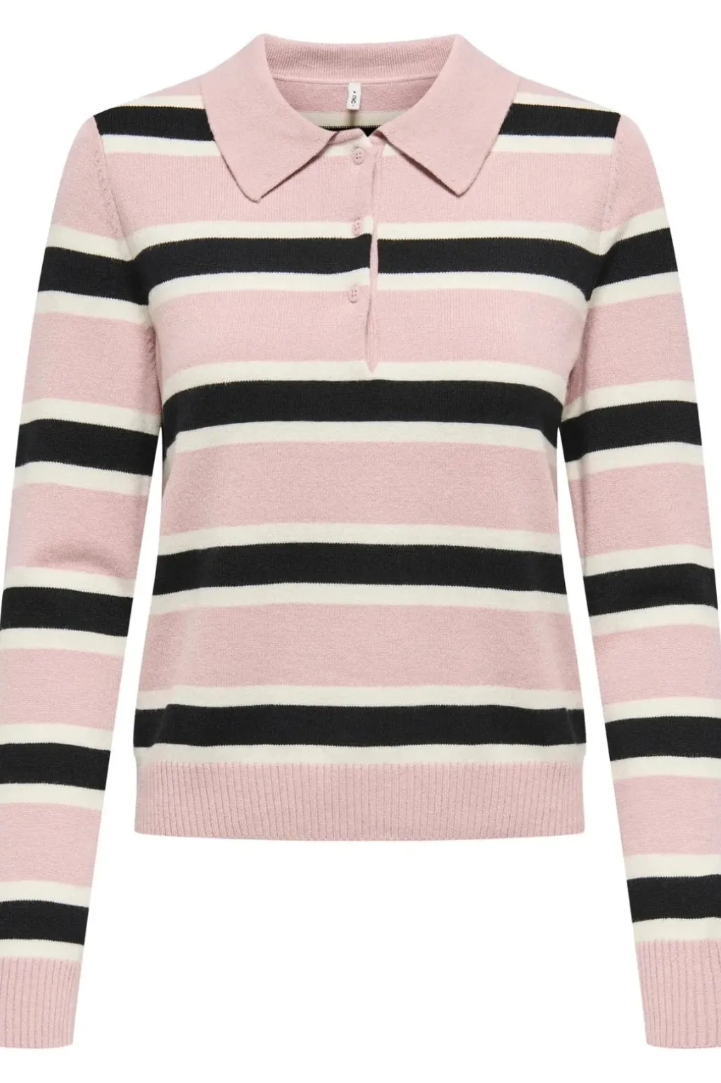 Onllondon Ls Stripe Polo Cc Knt
