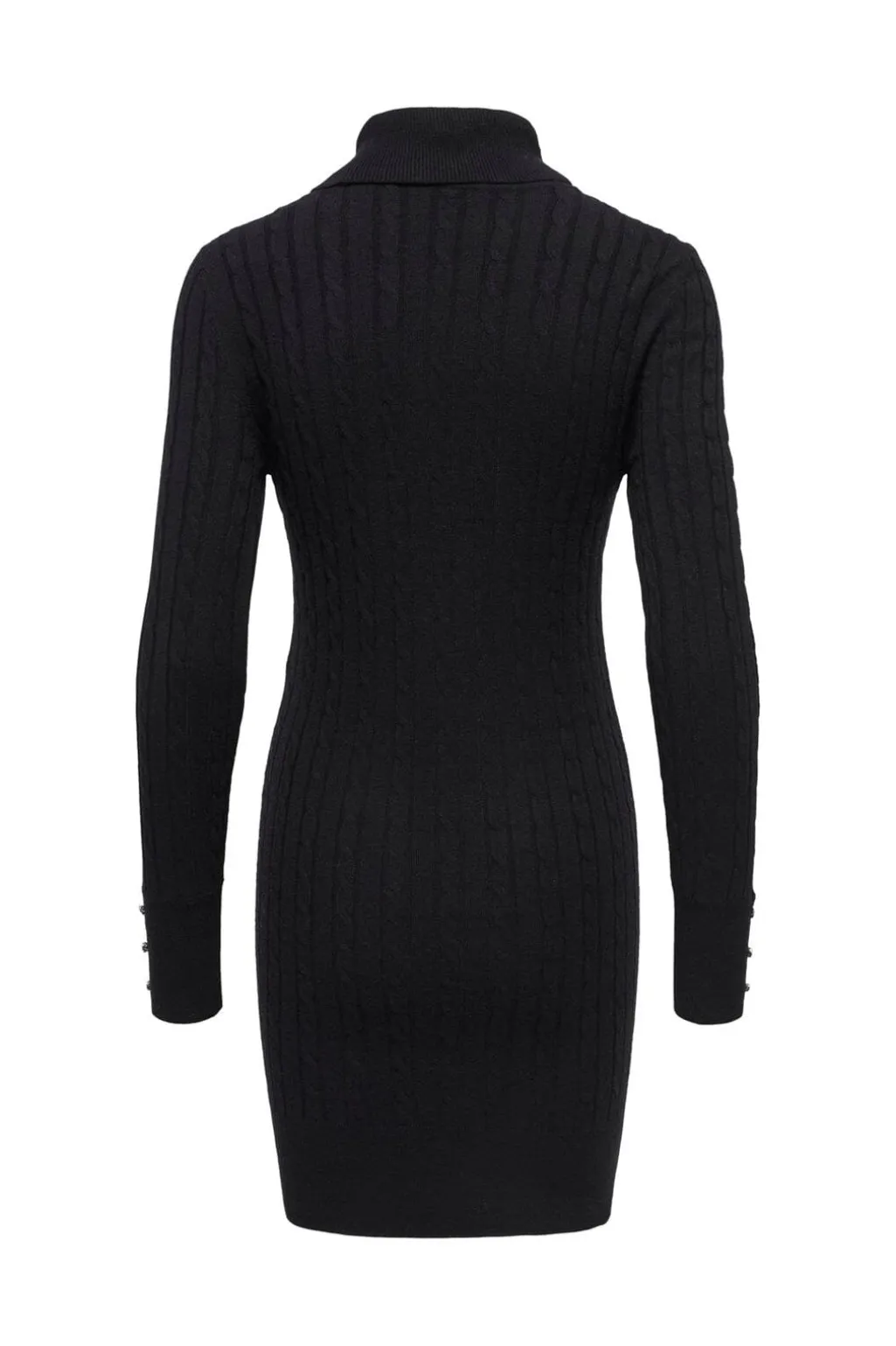 Onllouis Ls Rollneck Cable Dress At Knt