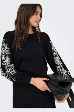 Onlmagnolia Ls Detail Dress Knt