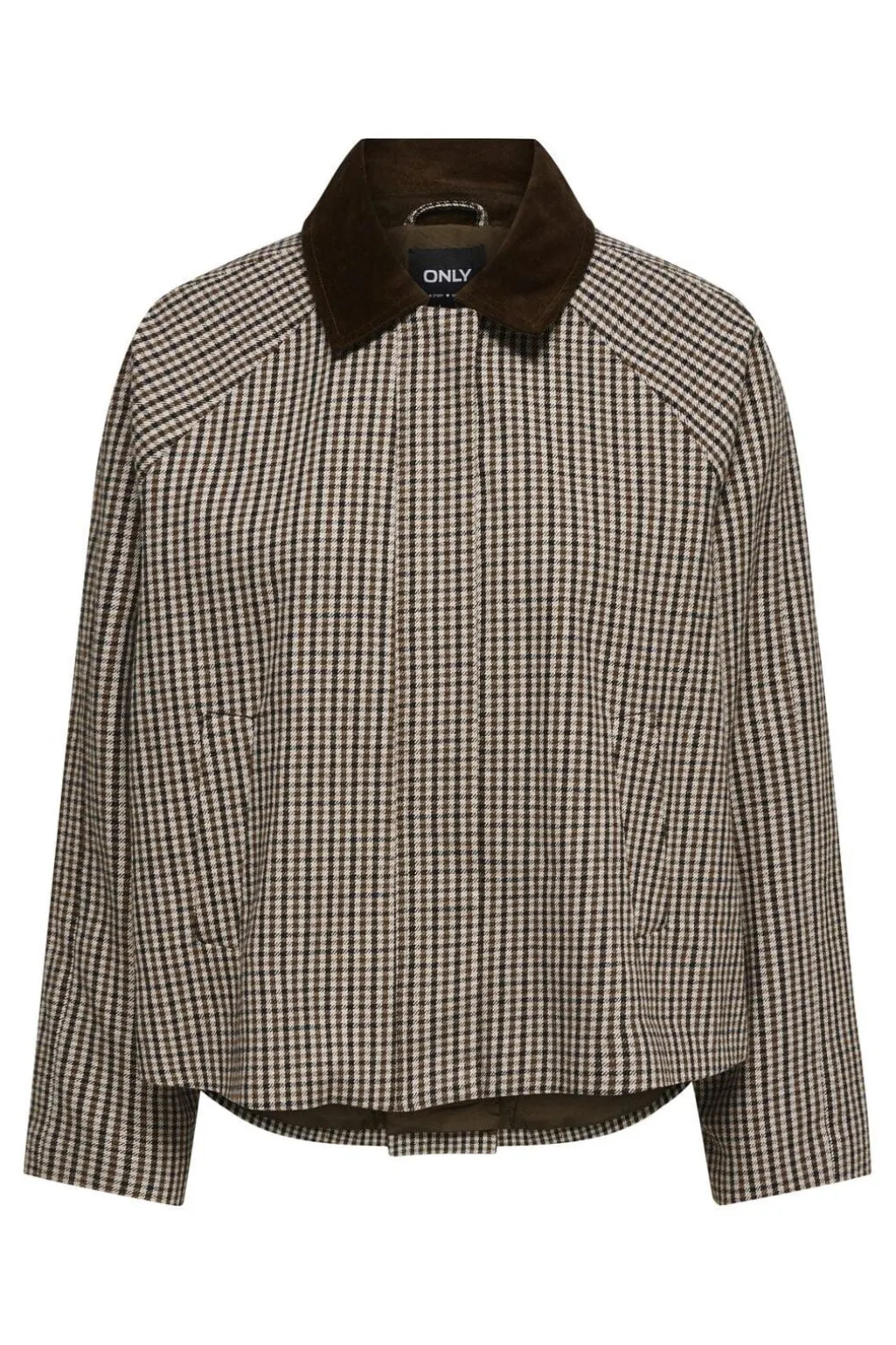Onlmanilla Check Jacket