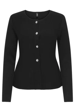 Onlmelli Ls O-Neck Button Cardi Knt