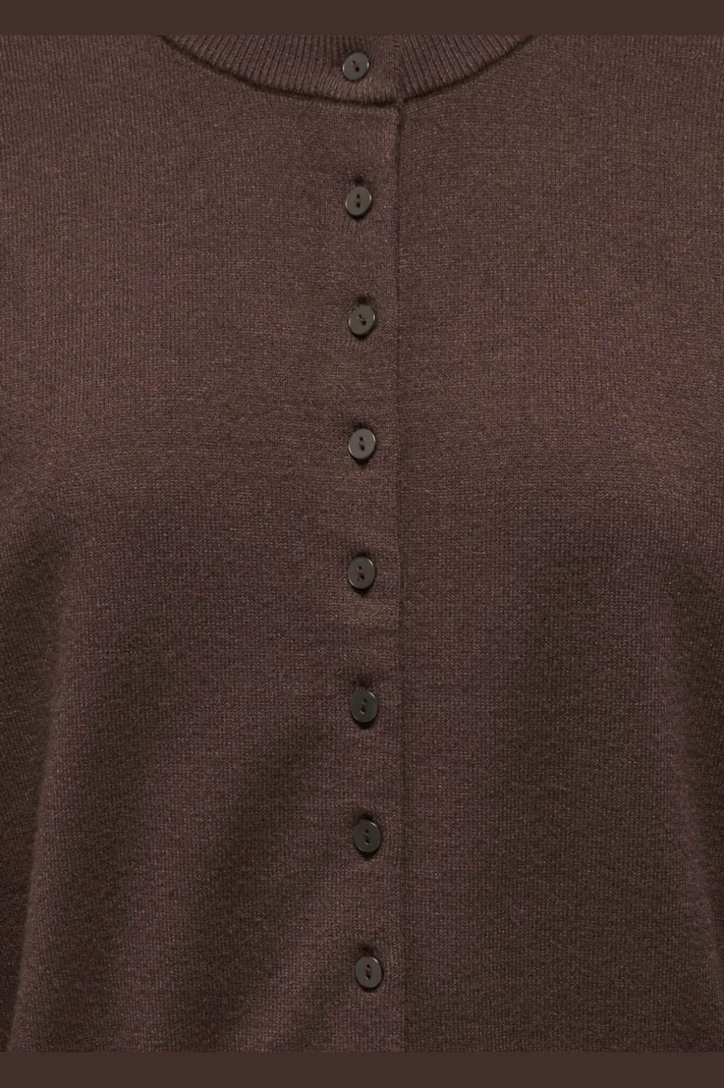 Onlmio Ls O-Neck Button Cardiga Knt