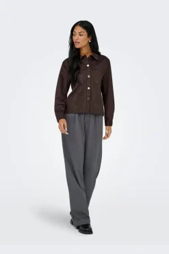 Onlmira L/S Faux Suede Shirt