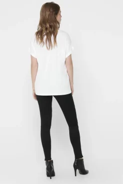 Onlmoster S/S O-Neck Top