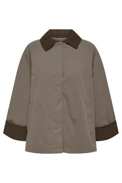 Onlorchid Mix Cordoroy Parka Coat