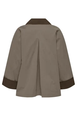 Onlorchid Mix Cordoroy Parka Coat