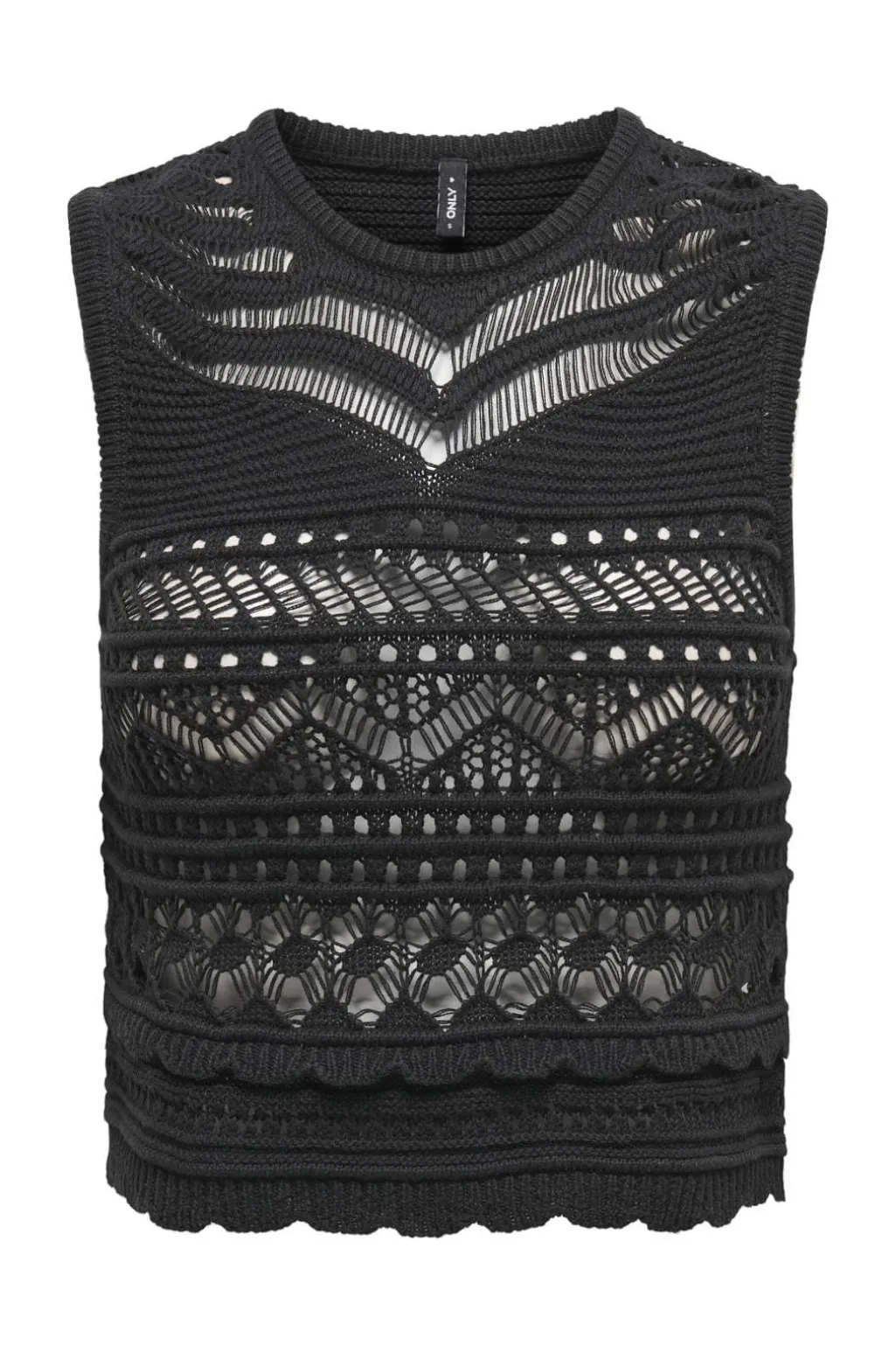 Onlpaula Sl O-Neck Top Knt