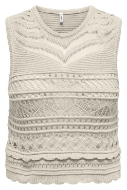 Onlpaula Sl O-Neck Top Knt