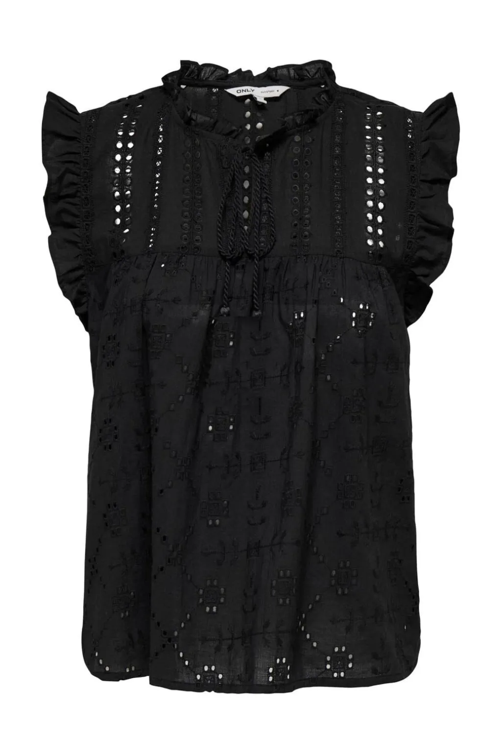 Onlreva Life S/L Emb Top 15218460