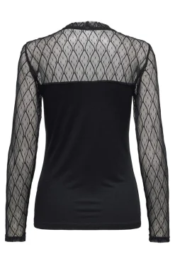 Onlsalina L/S Lace Mix Top