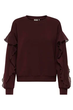 Onlscarlet L/S Flounce Swt