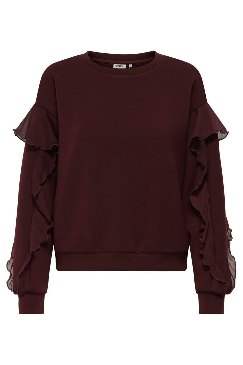 Onlscarlet L/S Flounce Swt