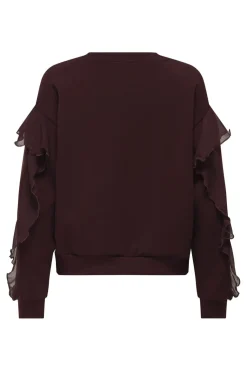 Onlscarlet L/S Flounce Swt