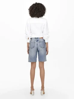 Onlsonny hw wide dnm shorts