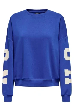 Onlsweat L/S Back/Sleeve Print Swt