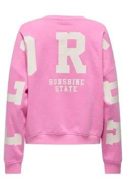 Onlsweat L/S Back/Sleeve Print Swt