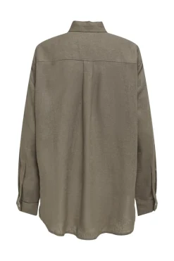 Onltokyo L/S Lin Bl Shirt