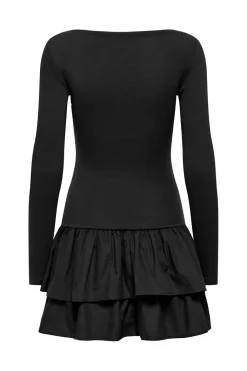 Onlvega L/S Boatneck Mix Dress Box