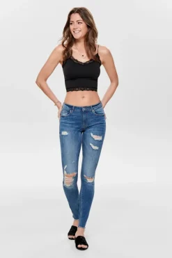 Onlvicky Lace Seamless Cropped Top