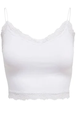 Onlvicky Lace Seamless Cropped Top