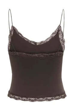 Onlvicky Lace Seamless Cropped Top