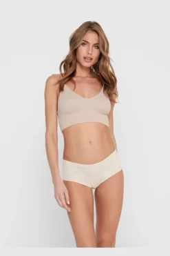 Onlvicky Rib Seamless Vneck Top Acc