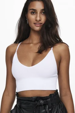 Onlvicky Rib Seamless Vneck Top Acc