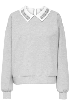 Onlwillow L/S O-Neck Emb. Ub Swt