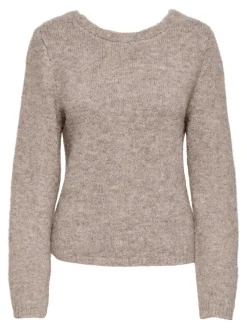 Onlzaggie Life Ls V-Neck Reversib Knt