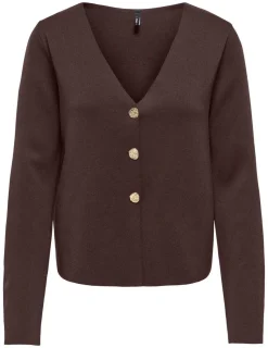 Onlzali Ls V-Neck Button Cardigan Knt