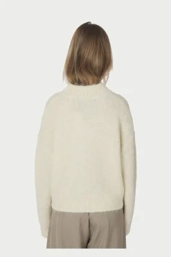 Paulina Fluffy Knit Blouse 164729