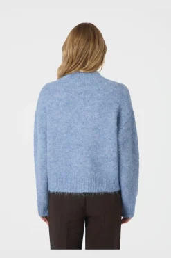 Paulina Fluffy Knit Blouse 164729