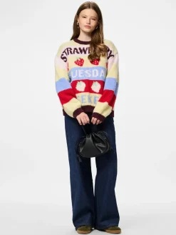 Pcbikka Ls O-Neck Knit