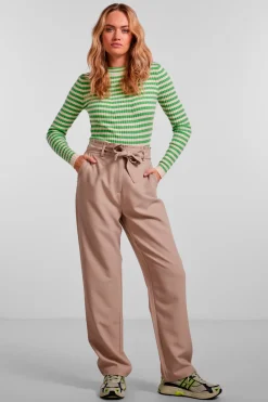 PcBoss Hw Paperbag Straight Pants Noos