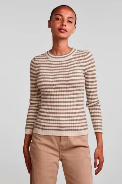 Pccrista Ls O Neck Knit Noos Bc