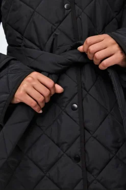 Pcemily Long Quilted Jacket
