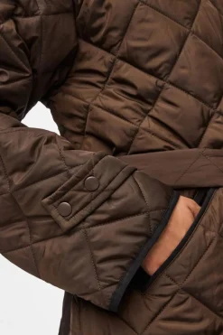 Pcemily Long Quilted Jacket