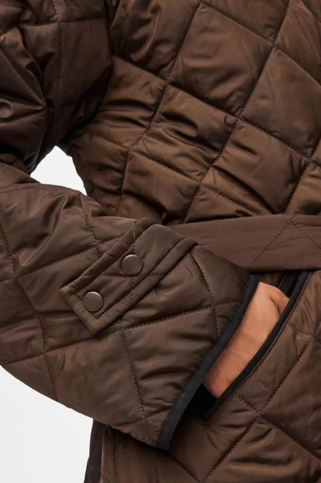 Pcemily Long Quilted Jacket