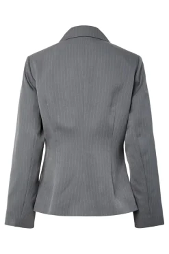 Pcfalka Ls Fittet Pinstriped Blazer