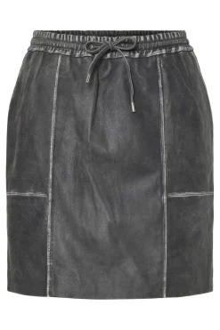 Pcfemma Short Leather Skirt 17160643