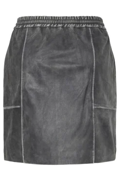 Pcfemma Short Leather Skirt 17160643