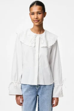 Pcfetina Ls Collar Shirt Fsy