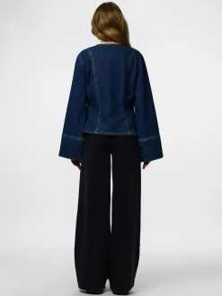 Pcflora Ls Denim Shirt