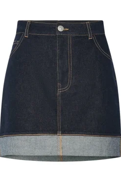 Pcfranna Short Denim Skirt Fsy