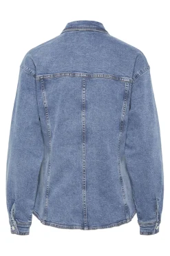 Pcginny Ls Denim Shirt Jit