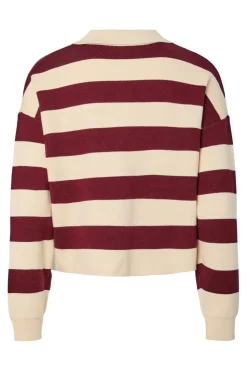 Pcjassy Ls Short Polo Knit