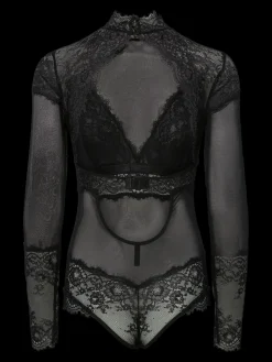 Pcjora Xmas High Neck Ls Bodystocking