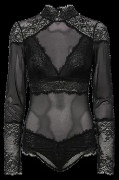 Pcjora Xmas High Neck Ls Bodystocking